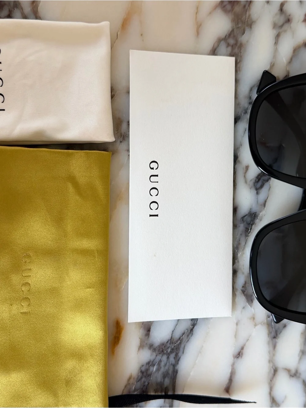 Gucci black sunglasses